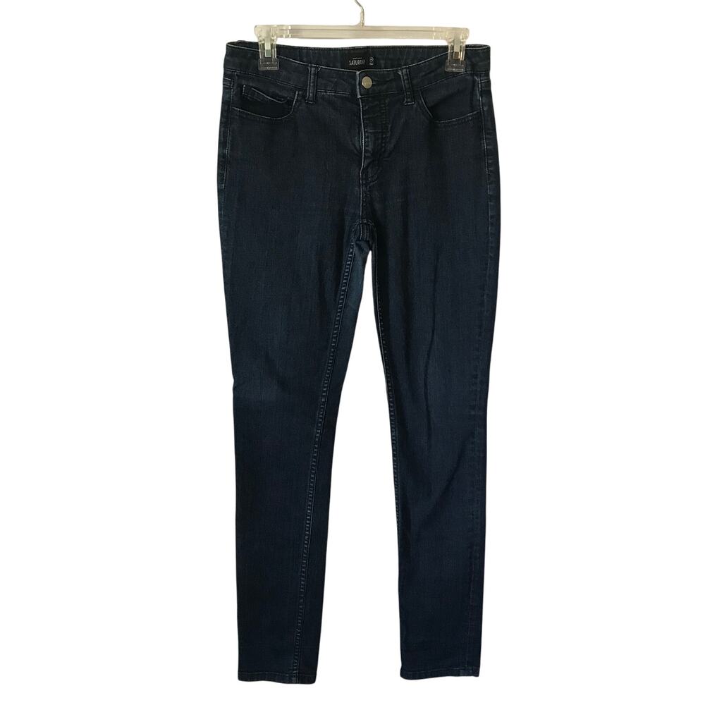 Kate Spade Jeans Size 29 Womens Saturday Dark Wash Slim Stretch Zip Button
